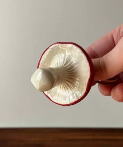 handmade pottery woodland mushrooms