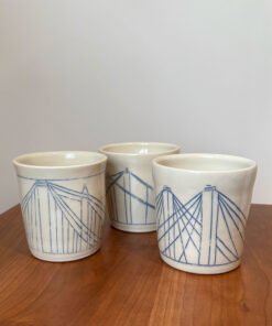 Alternative view of Bridge Motif Coffee Mugs - 10 oz