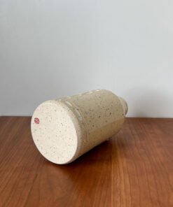 Alternative view of Speckled Clay Carved Bottle Vase - 6.5"