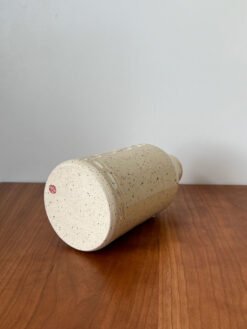 Alternative view of Speckled Clay Carved Bottle Vase - 6.5"