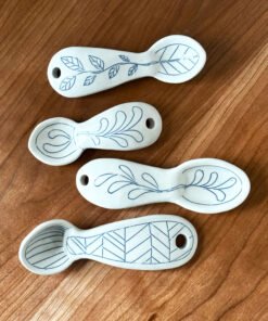Detailed Blue Inlay Spoons
