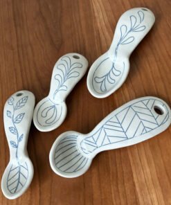 Alternative view of Detailed Blue Inlay Spoons