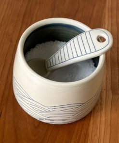 Salt Cellar with Wave Pattern