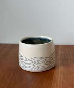 Alternative view of Salt Cellar with Wave Pattern