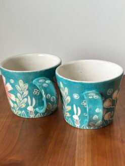 Alternative view of Hand Painted Botanicals Pattern Coffee Mug - 12 oz