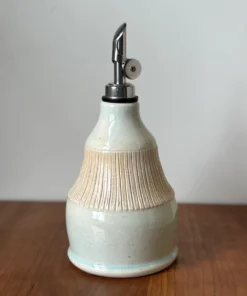 Pottery Olive Oil Bottle #3